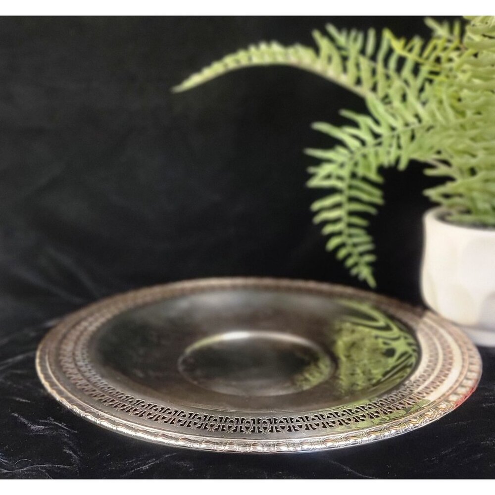 Vintage International Silver Company silver plated tray